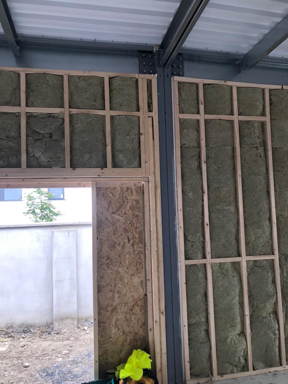 Roof insulation installation