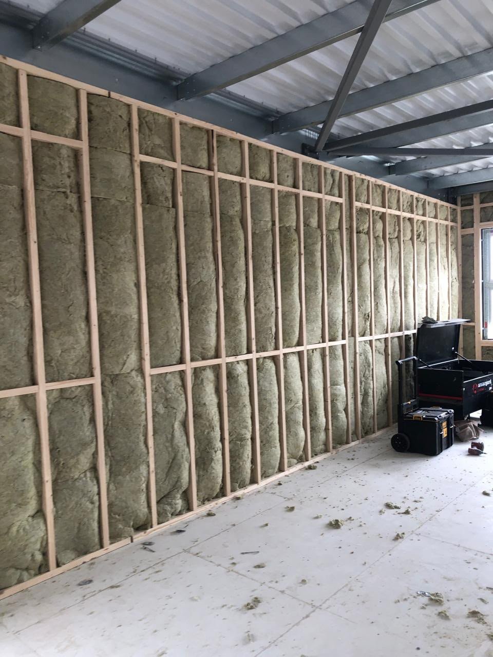 Interior insulation detail