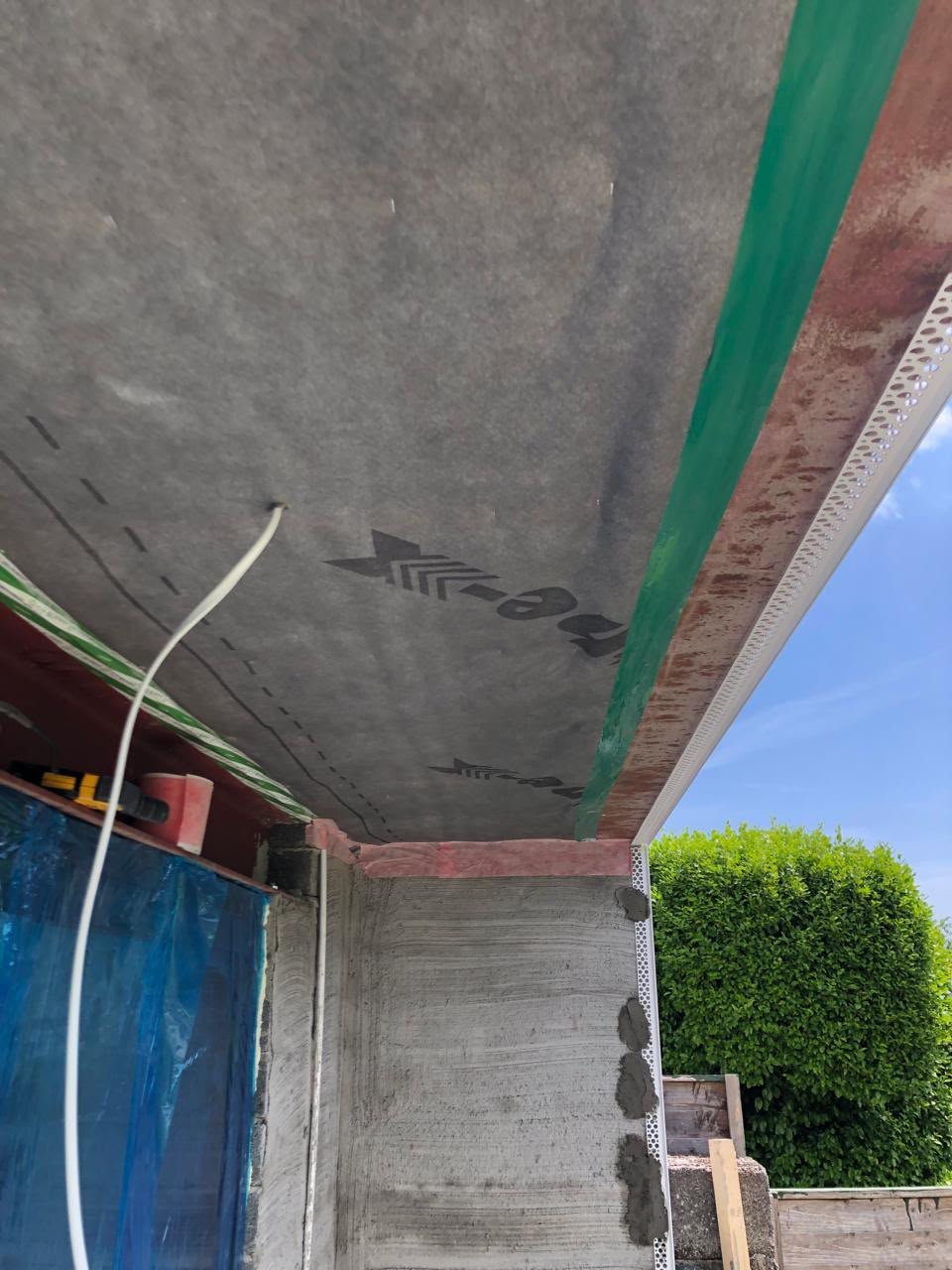 Roof insulation installation