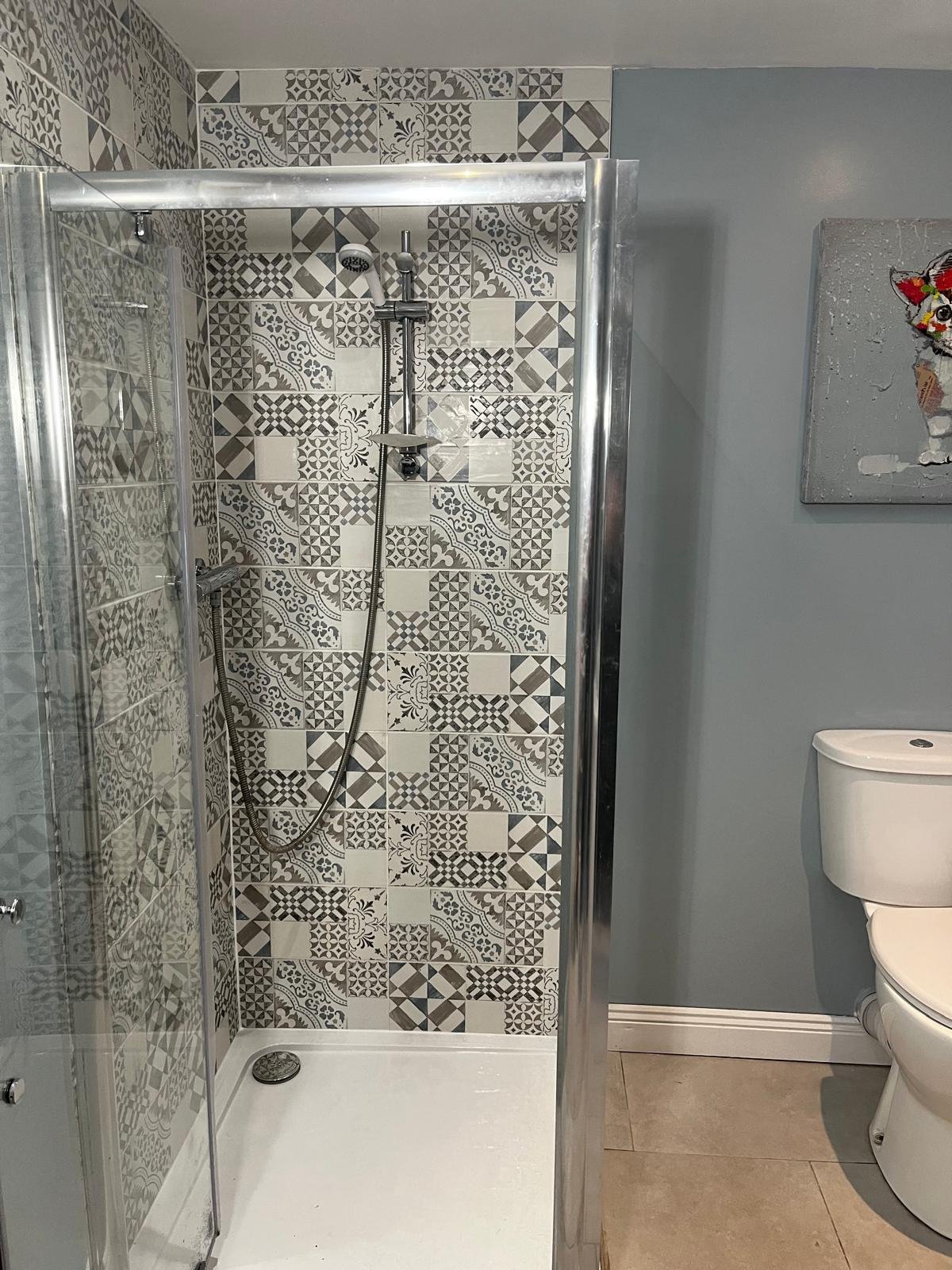 Finished bathroom renovation
